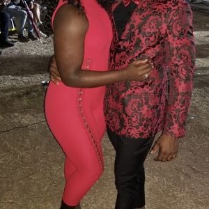 Fashion Nova Red Jumpsuit